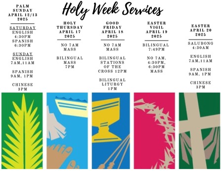 Holy Week 2025: Apr 12-20 - St. Leander Catholic Church